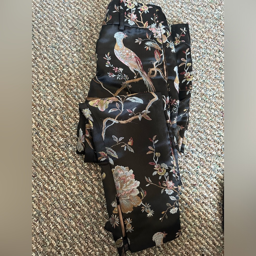 Alice and Olivia bird pants